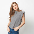 Ruffled Gingham Top