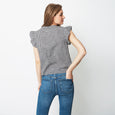 Ruffled Gingham Top