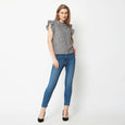 Ruffled Gingham Top