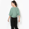 Knot So Basic Cropped Blouse