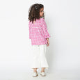 Pretty Pink Gingham Blouse