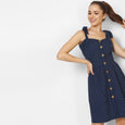 Just-Beaching Pinafore Dress