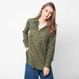 Cluster Olive Buttoned Shirt
