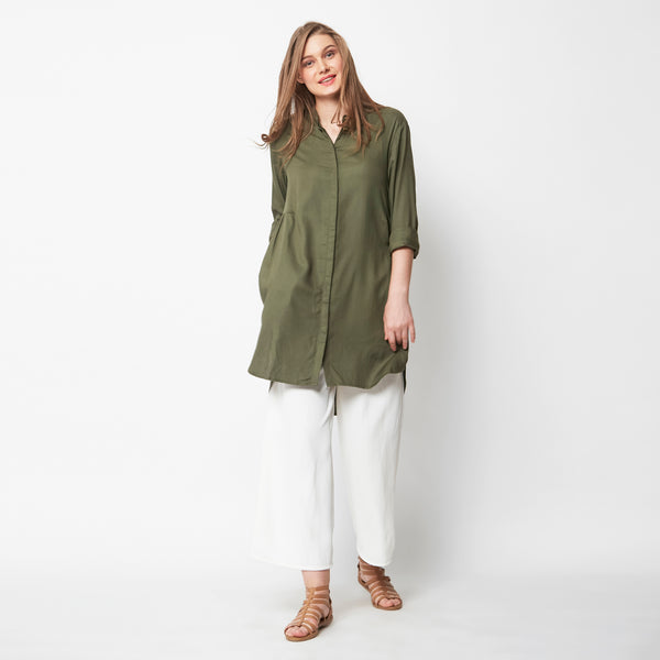 Keep-It-Simple Solid Tunic